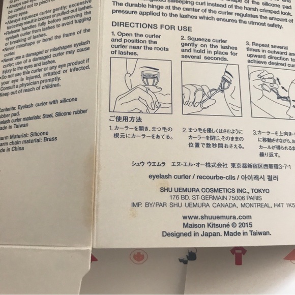 Shu Uemura Gold Eyelash Curler - Maison Kitsune Collab - Picture 9 of 9